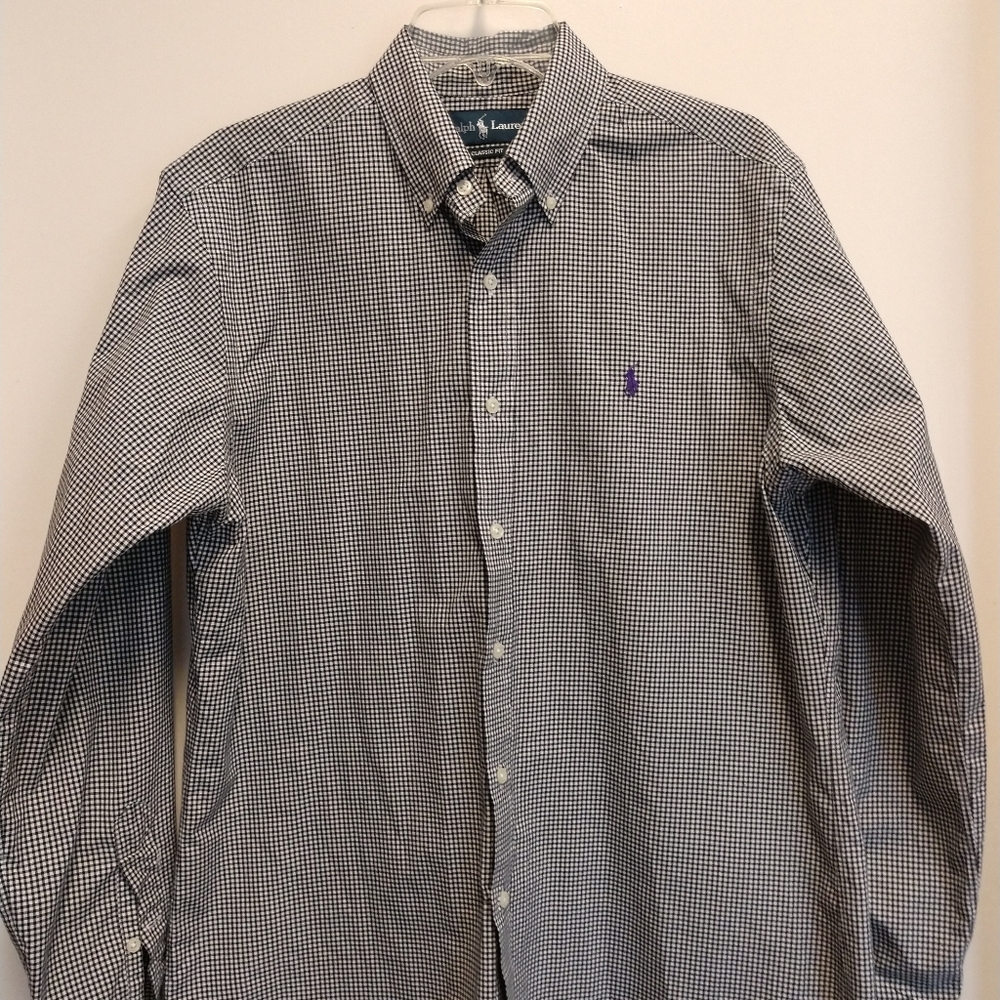 Men's Ralph Lauren classic fit L/S woven shirt